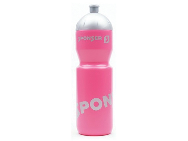 Bidon. SPONSER NET pink / silver 750 ml (NEW)