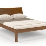Drewniane łóżko. Achmea 180x200 cm w kolorze orzech