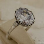 MORGAN - srebrny pierścień z cyrkonią