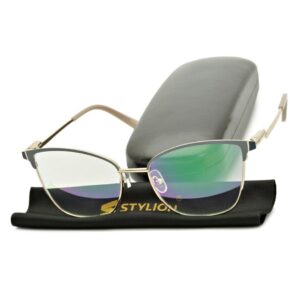 Minusy -3.50 damskie okulary korekcyjne z antyrefleksem. ST325A
