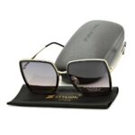 Duże kwadratowe okulary przeciwsłoneczne damskie polaryzacyjne. POL-955