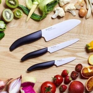 Zestaw 3 noży kuchennych 7,5 12,5 i 16cm. Gen - Kyocera
