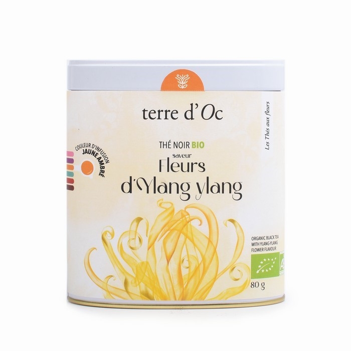 Bio herbata czarna organiczna 80g. Ylang – Terre d’OC