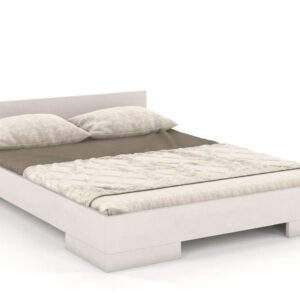 Drewniane łóżko. Phantom 90x200 cm w kolorze białym