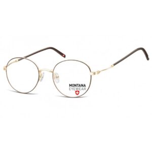 Lenonki okulary. Oprawki optyczne. MM598E brązowo-złote