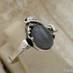 MAURICIA - srebrny pierścionek z kocim okiem