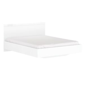 Łóżko 160 cm x 200 cm. Lingo biały połysk