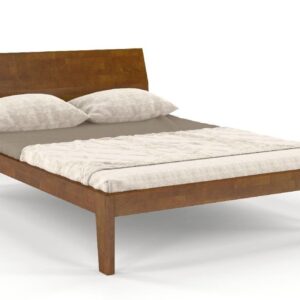 Drewniane łóżko. Achmea 120x200 cm w kolorze orzech