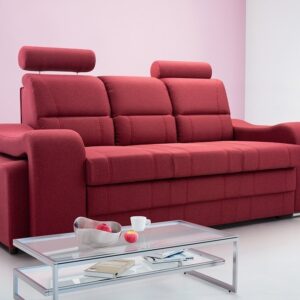 Sofa. Wenus 205 cm z chowanymi pufami