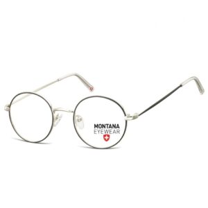 Oprawki korekcyjne okulary optyczne lenonki. MM584 srebrny/czarny