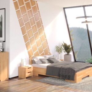 Drewniane łóżko. Phantom 90x200 cm w kolorze naturalnym
