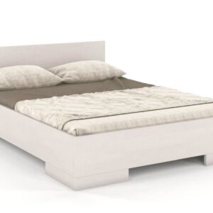 Drewniane łóżko. Phantom 120x200 cm w kolorze białym