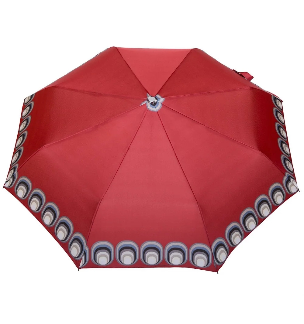 Parasol damski pełny automat – kolor dominujący: czerwień