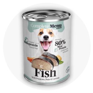 Mokra karma dla psów dorosłych i szczeniąt. Ryba z warzywami 24 x puszka 400 g[=]