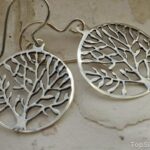 NATURA - srebrne kolczyki drzewa