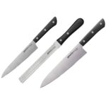 Samura. Harakiri zestaw 3 noży kuchennych. Shr-0230b