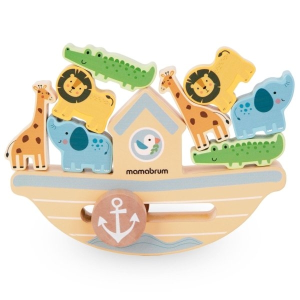 Balansująca łódka – drewniana gra zręcznościowa
