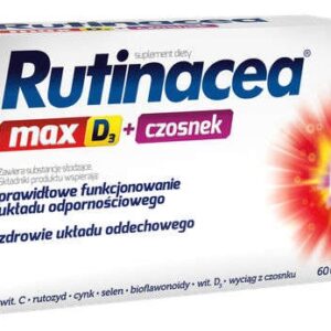 Rutinacea. Max. D3 + czosnek x 60 tabletek