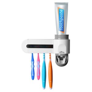 Uchwyt na szczoteczki z funkcją sterylizacji. Media-Tech. Toothbrush. Sterilizer. UV MT6508