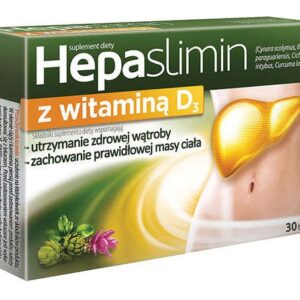 Hepaslimin z witaminą D3 x 30 tabletek