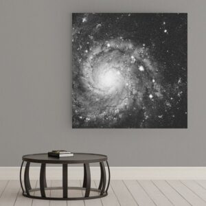 Galaktyka - obraz na płótnie, wymiary - 115cm x 115cm