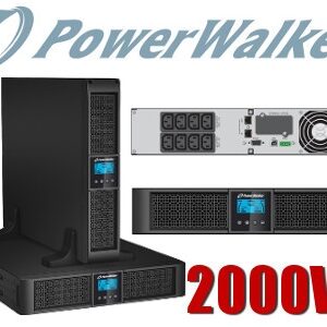 Zasilacz. POWERWALKER UPC VI 2000 RT LCD Line-interactive 2000VA
