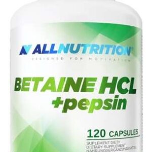 Allnutrition. Betaine. HCL + Pepsin x 120 kapsułek