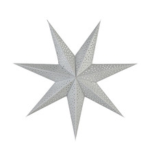 Gwiazda papierowa silver 60cm. Lene. Bjerre
