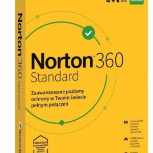 Oprogramowanie. NORTON 360 STANDARD PL 1 użytkownik, 1 urządzenie, 1 rok