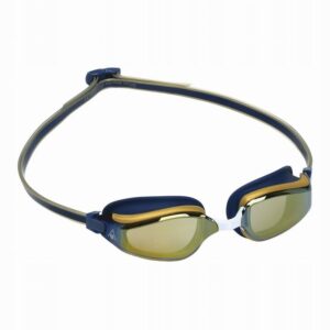 Aquasphere okulary. Fastlane gold titanium mirror. EP2940475 LMG navy blue-gold