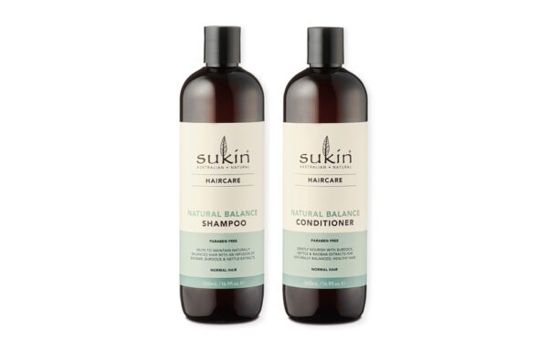 Zestaw normalizujący do włosów: szampon oraz odżywka z serii. NATURAL BALANCE