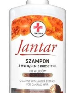 Jantar. Medica szampon z wyciągiem z bursztynu do włosów zniszczonych 330ml