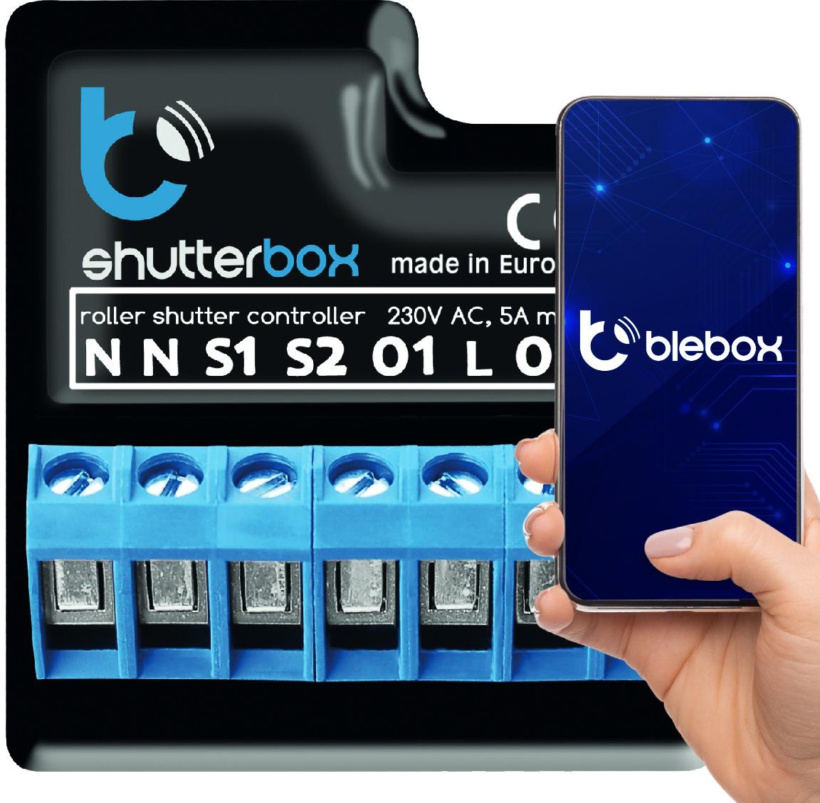 BLEBOX shutterbox – STEROWNIK ROLET 230V