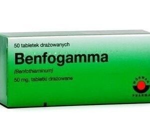 BENFOGAMMA 50mg x 50 tabletek drażowanych