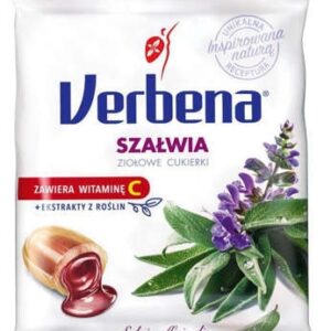 VERBENA Szałwia. Cukierki ziołowe z. Vit.C 60g