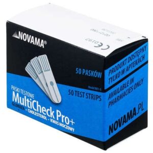 NOVAMA Multi. Check. Pro+ Paski testowe glukoza x 50 sztuk