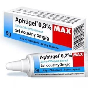 APHTIGEL MAX 0,3% żel do pielęgnacji jamy ustnej 5g