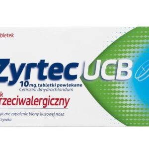 ZYRTEC UCB x 10 tabletek