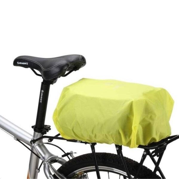 Uniwersalny pokrowiec przeciwdeszczowy z gumką na torbę rowerową plecak zielony. Wozinsky. WBB5YW