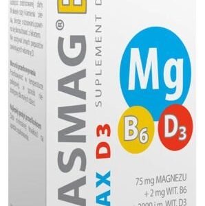 Asmag. B6 Max + D3 x 50 tabletek