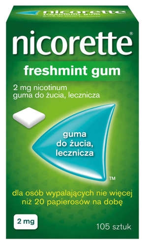 NICORETTE Freshmint 2mg x 105 gum