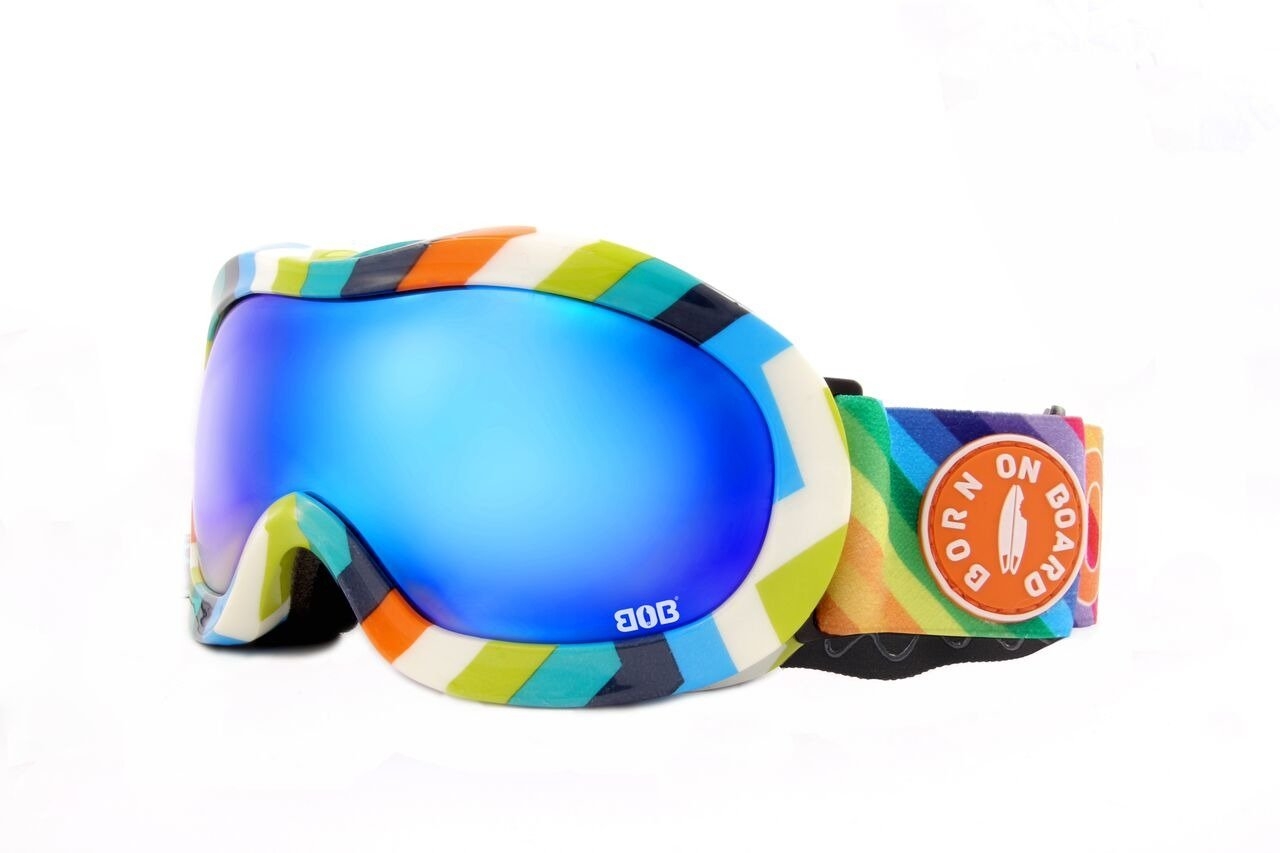Gogle narciarskie / snowboardowe. BOB Rainbow. Shine