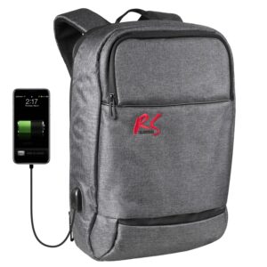 Plecak antykradzieżowy. Nano. RS RS915 S notebook 15,6, tablet, port. USB do ładowania telefonu, szary