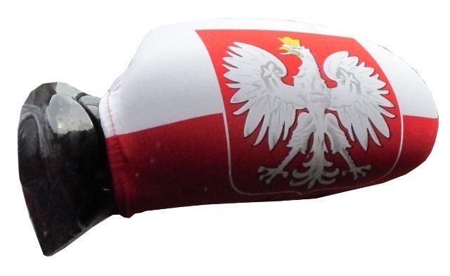 Flaga na lusterka. Polska