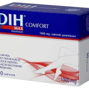 DIH Max. Comfort 1000mg x 30 tabletek powlekanych