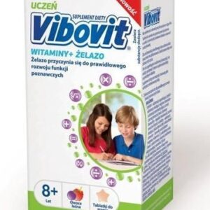 VIBOVIT UCZEŃ Witaminy + Żelazo x 30 tabletek do ssania