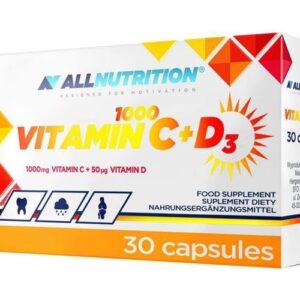 Allnutrition. Vitamin. C 1000 + D3 x 30 kapsułek