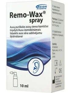 Remo-Wax. Spray do usuwania woskowiny usznej 10ml