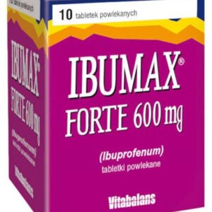 Ibumax. Forte 600mg x 10 tabletek