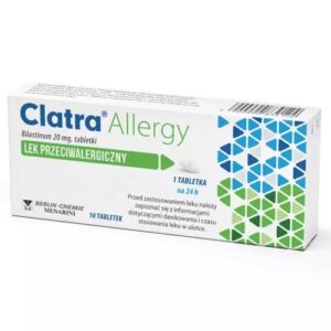 Clatra. Allergy 20mg x 10 tabletek